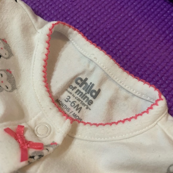 Carter's Baby Girl Owl Snap-Up Cotton Footies - Picture 5 of 5